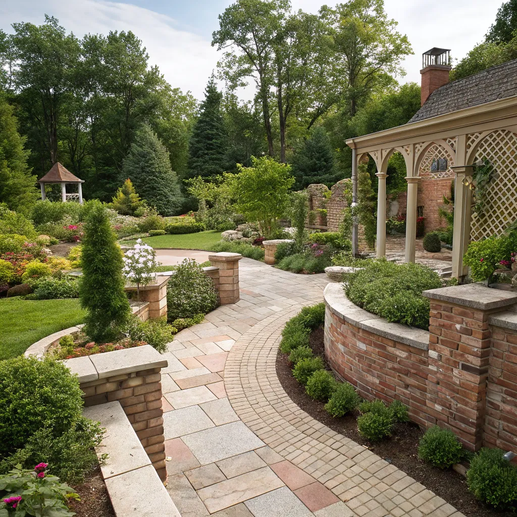 Hardscapes in garden design